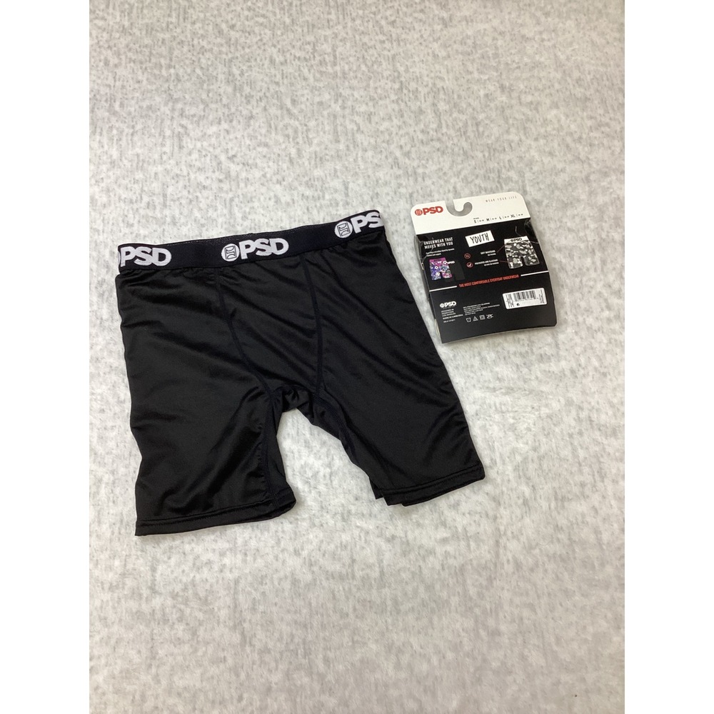 PSD Youth Boys Boxer Briefs Black Athletic Underwear Size Large L only 1 pair